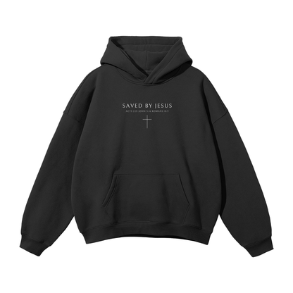 Saved By Jesus Heavyweight Hoodie