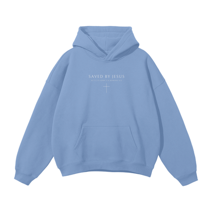 Saved By Jesus Heavyweight Hoodie