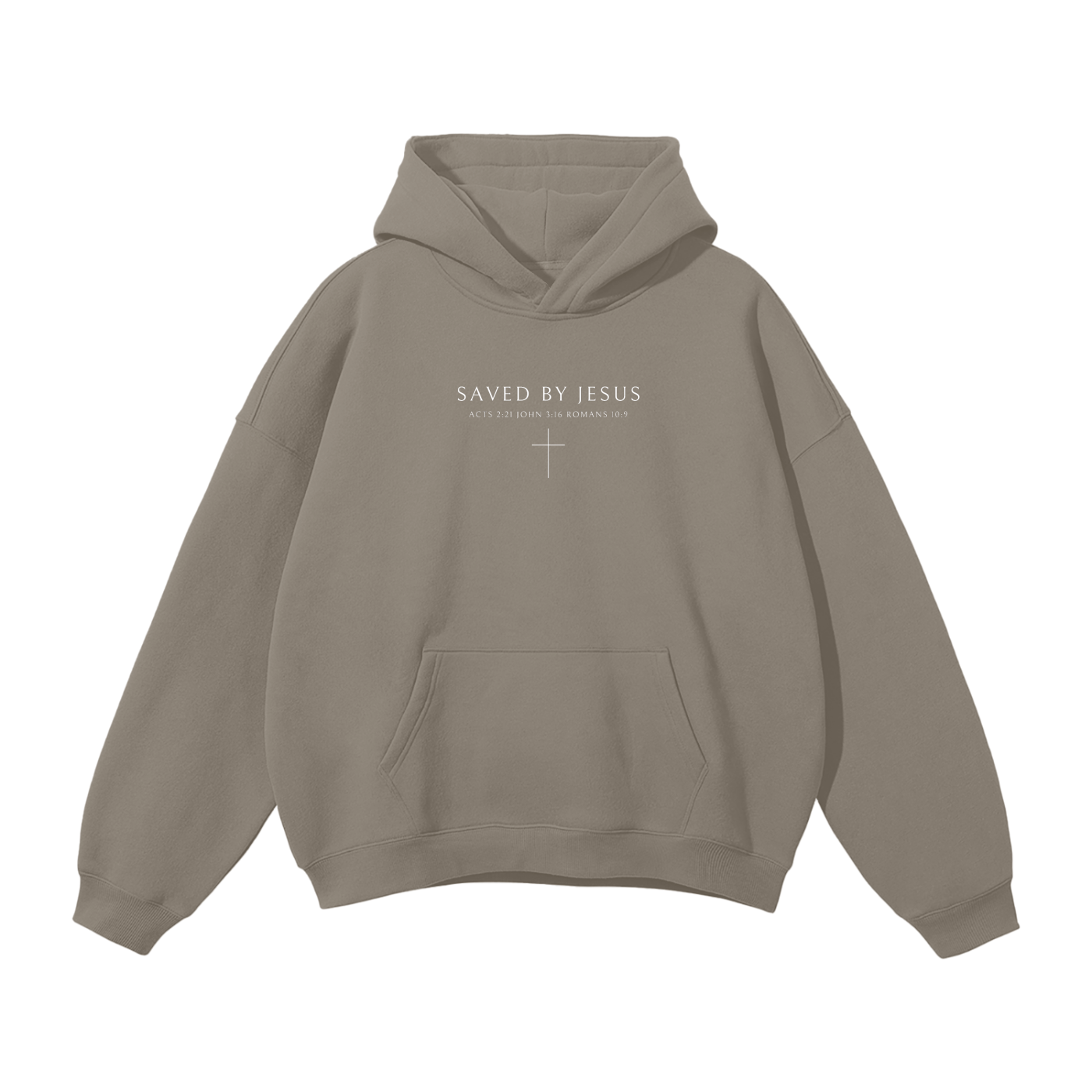 Saved By Jesus Heavyweight Hoodie