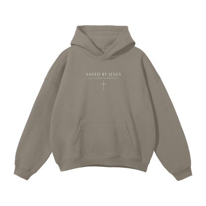 Saved By Jesus Heavyweight Hoodie